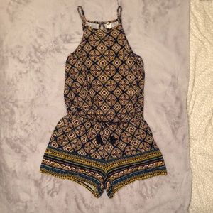 Old Navy Aztec Print Romper